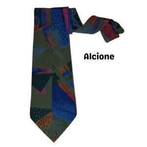 Alcione Vintage Italian Silk Tie